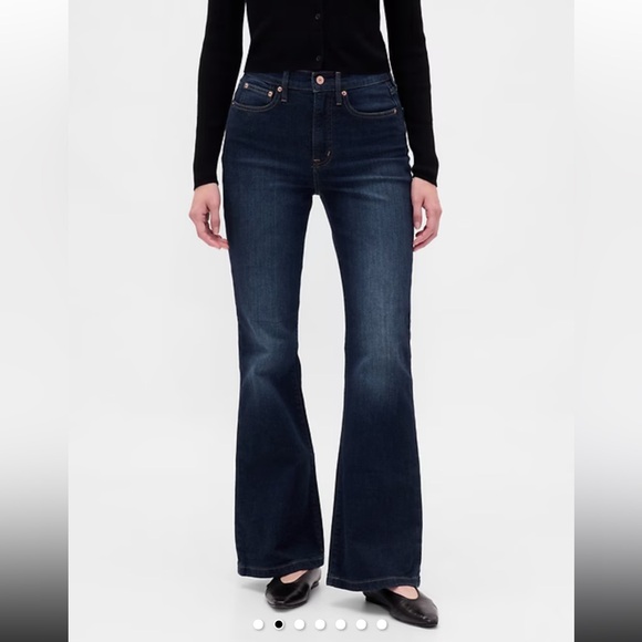 GAP Denim - GAP 70s Flare Ultra High Rise Jeans – 29 Tall (Dark Wash, NWOT)